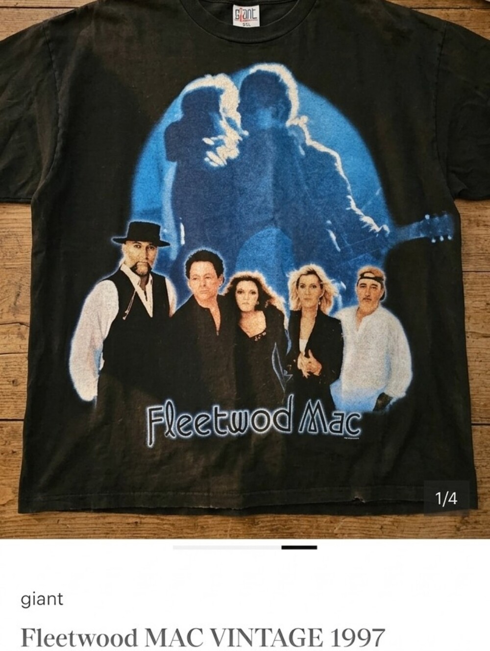 Fleetwood MAC VINTAGE 1997 concert T shirt. Purchased By Me Pittsburgh PA